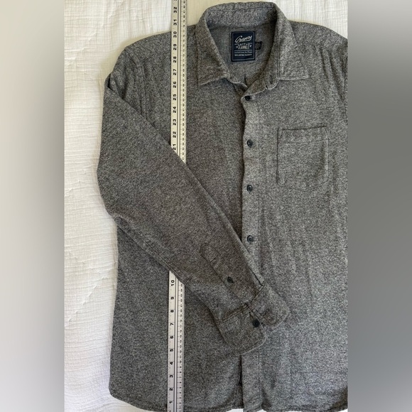 Grayers Heritage Flannel Shirt Mens Large Gray Long Sleeve 100% Cotton - Picture 7 of 10